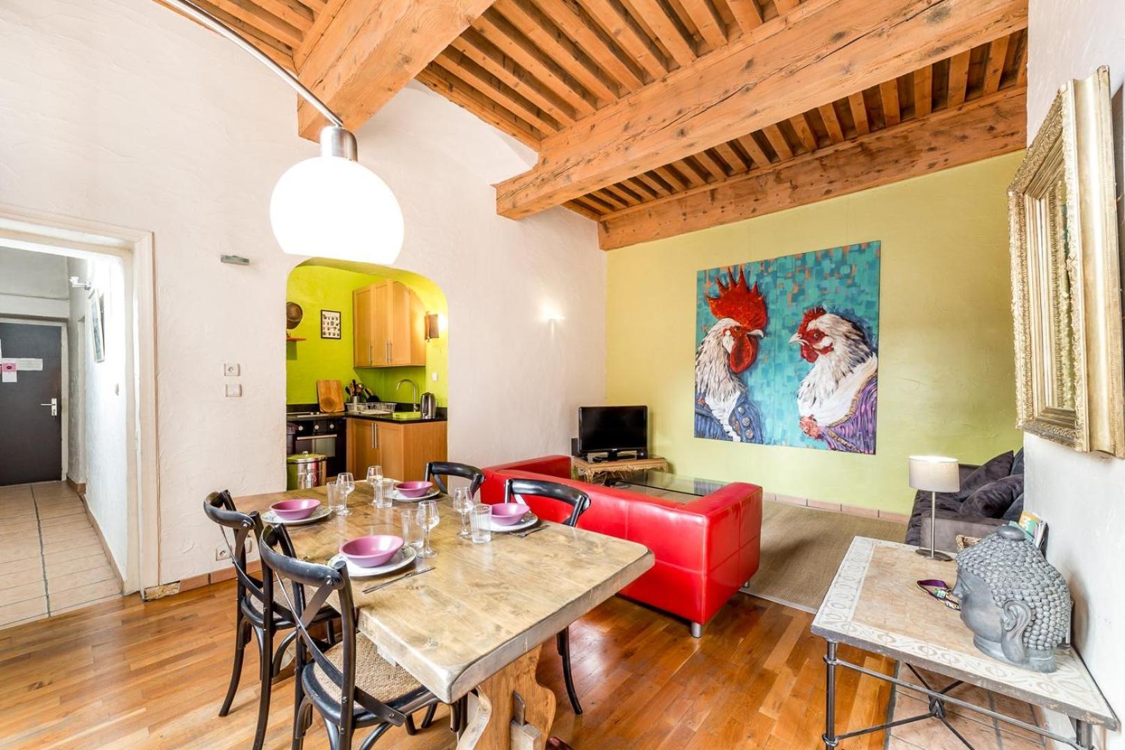 Ferienwohnung La Loge Des Avocats Du Vieux Lyon Ail Exterior foto