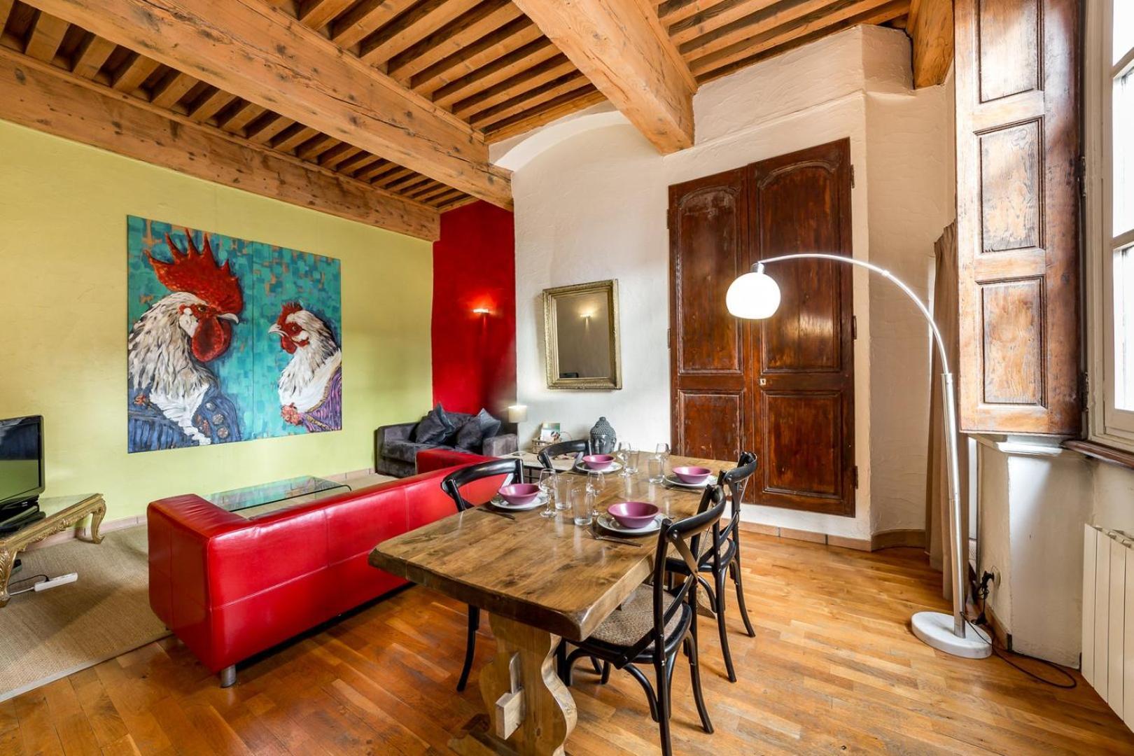Ferienwohnung La Loge Des Avocats Du Vieux Lyon Ail Exterior foto